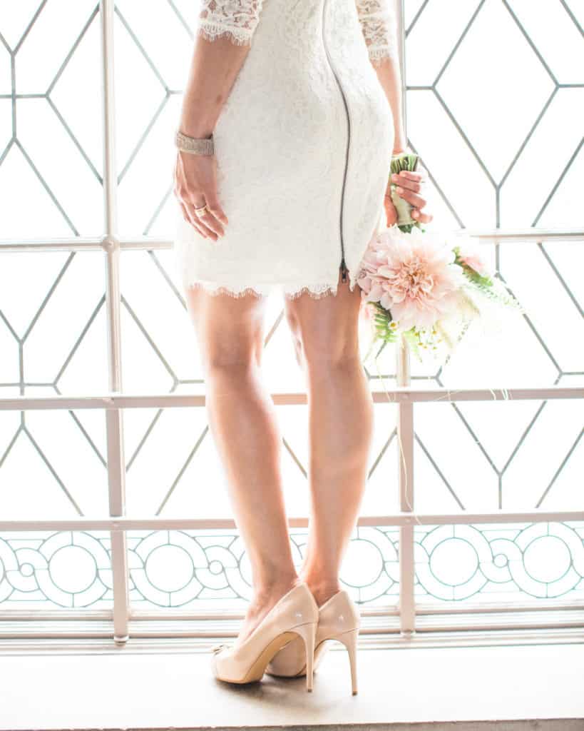 flowers and the shoes